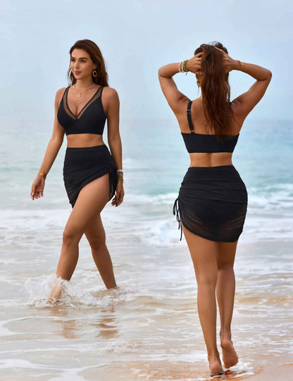 Bikini con Gonna Drappeggiata - Set Marea